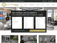 Tablet Screenshot of mminmobiliaria.com
